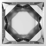 thumbnail of vidaXL Pflanzkübel 2 pcs Silber 30 x 30 x 75 cm Verzinkter Stahl
