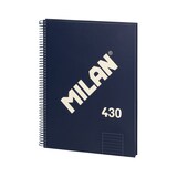 thumbnail of MILAN 430 - Cuaderno A4 Espiral y Tapa Dura. Papel Pautado 80 Hojas 95gr Azul