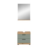 thumbnail of Scout Badmöbelset S22 Salbeidekor, Eiche Dekor.