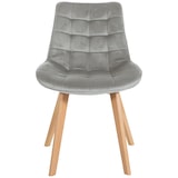 thumbnail of 2er Set Stühle Brook Samt grau