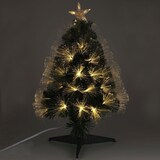 thumbnail of WellHome - Albero di Natale in fibra ottica con 90 luci LED bianco caldo e stella 47x47x90cm