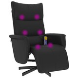 thumbnail of vidaXL Massagesessel mit Fußteil Schwarz Kunstleder