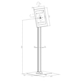 thumbnail of KIMEX - Soporte universal para tablets Apple y Samsung 12.9''-13'', Blanco