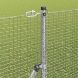 thumbnail of vidaXL Zaunpfosten Silber 25 x 1,5 m (19 x 19 mm Masche) Stahl
