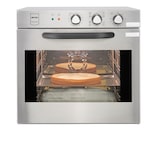 thumbnail of METRO Professional Forno a convezione GCO2001, acciaio inox, 59x70.5x59 cm, 2200 W, 4 tipi di cottura, funzione grill, timer, luce interna, argento