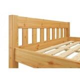 thumbnail of Massivholzbett Kiefer natur 100x200 Einzelbett Futonbett Bettrahmen Rollrost 60.38-10