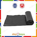 thumbnail of DayBays 30 Stk. Müllsäcke Premium 130L 82x108 cm HDPE Schwarz Extra Stark