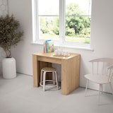 thumbnail of Uitschuifbare Consoletafel, Console table, 262x90x77cm, Voor 12 personen, Tafel, Moderne stijl, Eiken _ 276_2