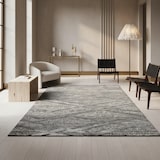 thumbnail of Teppich Wohnzimmer 3D Boho Modern Waschbar Strapazierfähig Esszimmer OEKO-TEX Grau 120x170 cm Schadstoffgeprüft – GENF von Kadima Design