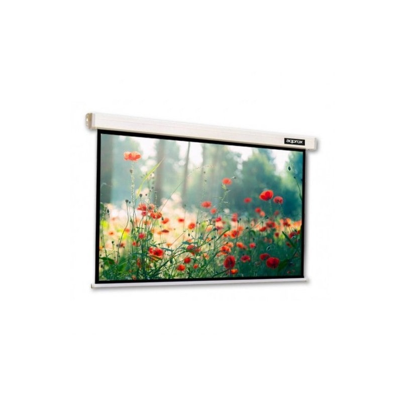 Approx Pantalla de Proyeccion Mural 120" Electrica - Mando a Distancia - 16:9 - Para Techo o Pared APPP120E
