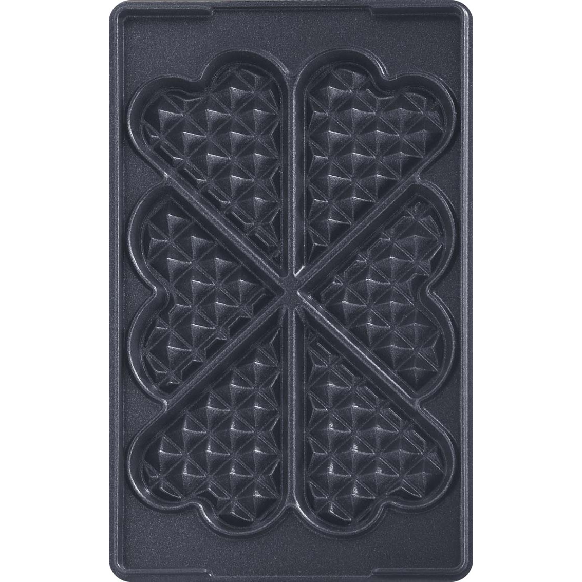 Tefal Plattenset Nr.6Herzwaffeln f.Snack Collection XA 8006 sw/eds