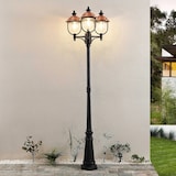 thumbnail of Lampione 3 luci in alluminio palo telescopico illuminazione esterno Apollo