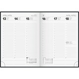 thumbnail of Buchkalender 796 A5 1 Woche/2 Seiten Karton schwarz 2026.