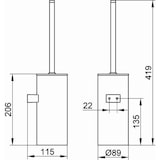 thumbnail of KE WC-Bürstengarnitur MOLL vc/we