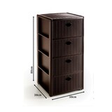 thumbnail of Stefanplast-Cassettiera Elegance 4 Cassetti Moka