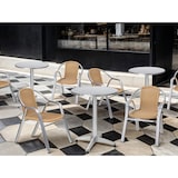 thumbnail of METRO PROFESSIONAL Fauteuil de terrasse NARNI, alu/poly rotin, empilable, beige