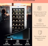 thumbnail of Klarstein Shiraz 28 Uno Weinkühlschrank 74l 28Fl Touch-Bedienfeld  5-18°C Weißes Glas