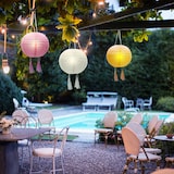 thumbnail of Juego de 3 farolillos solares D20cm SHANGRI LA