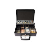 thumbnail of ARREGUI Cashier Clip C9244H-EUR Caja Caudales con Llave | Caja de Seguridad acero con bandeja Monedas y clips Billetes | Caja fuerte con asa maletín