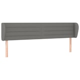 thumbnail of Décoshop26 - Cabeceira acessório para quarto móvel com grade lateral 203 x 23 x 78/88 cm tecido cinza escuro TDL0204919