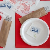 thumbnail of Estuches Para Cubiertos  32 G/M2 7+4X22 Cm Natural Kraft (500 unidades)