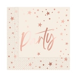 thumbnail of 20 Servietten Party roségold