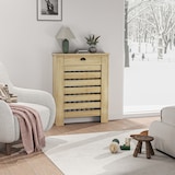 thumbnail of Cubre radiadores con cajón cubreradiador de MDF cubierta para radiador para salón dormitorio pasillo 78x19x95,5 cm roble