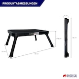 thumbnail of PROREGAL Tritthocker klappbar 18x47x32cm Traglast 150kg Stahl Matt Schwarz Hocker Klapphocker Falthocker Haushaltsleiter Trittleiter