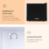 thumbnail of Geheimversteck Mini-Kühlschrank 2 Ebenen 17Ltr. 26dB thermoelektrisch Schwarz