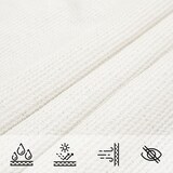 thumbnail of vidaXL Sonnensegel 160 g/m² Weiß 4,5x4,5x4,5 m HDPE