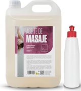 thumbnail of Süßmandel-, Rosmarin-, Lavendel- und Fenchel-Massageöl mit nachfüllbarer Flasche 500 mL | Körperöl | 5L