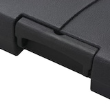 thumbnail of Sombrilla de jardín con base portátil gris taupe