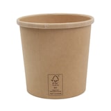 thumbnail of MONOUSO - Terrina de cartão Kraft-Kraft de 16Oz/450ml Ø10,0cm (500 Uds)