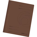 thumbnail of Schnellhefter Karton gefaltet braun intensiv