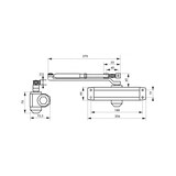 thumbnail of Ferme porte hydraulique eco argent force 4