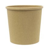 thumbnail of MONOUSO - Contenitore di Cartone Kraft-Kraft 750ml Ø11,7cm (25 Pezzi)