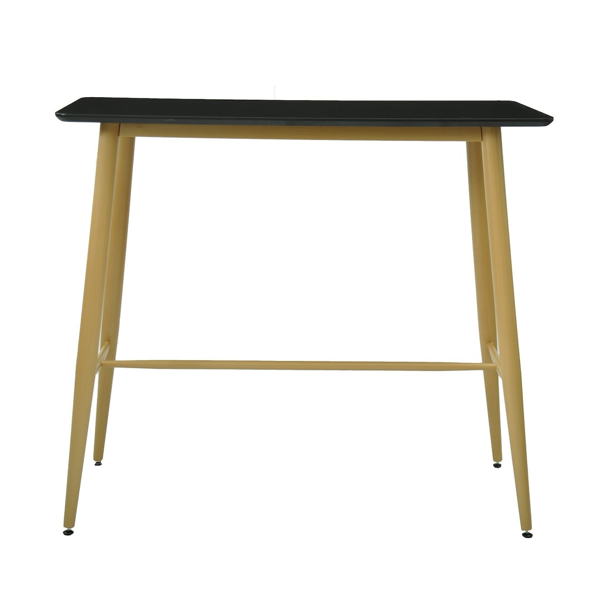 MF - Mesa Alta GOBBI em Metal Preto 120 x 60 cm, Forte e Elegante para Hotelaria e Restauração