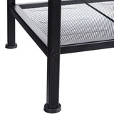 thumbnail of tectake Table d’appoint ROCHESTER 41,5x41x56cm - Bois foncé industriel, rustique - 404265