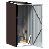 thumbnail of vidaXL Gerätehaus Braun 87x98x159 cm Verzinkter Stahl