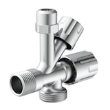 thumbnail of Geräte Universal Eckventil mit Spülmaschinenanschluss, ½" Eckregulierventil für Kaltwasserleitung, Absperrhahn Bad