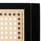 thumbnail of tectake Sedia in legno Lissy con intreccio viennese, stile boho - a pezzo nero