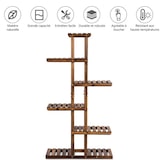 thumbnail of Helloshop26 - Portafiori in legno a 6 livelli 75 x 25 x 140 cm decoro porta piante 20_0008559