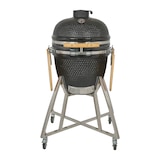 thumbnail of Tarrington House Kamado-Holzkohlegrill Naggado, Ø 47 cm, Ablagetisch, fahrbar, Keramik/Edelstahl, schwarz