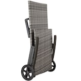 thumbnail of tectake Lettino prendisole Auckland con telaio in alluminio, pieghevole - grigio - 403219