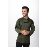thumbnail of Chef Works® Kochjacke MOJAVE Flex Serie nachhaltig, Knöpfe, Cool Vent™, Olive, Größe 2XL