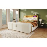 thumbnail of Storage Footstool Cord Beige 175x38x46 cm mit hydraulischem Stauraum