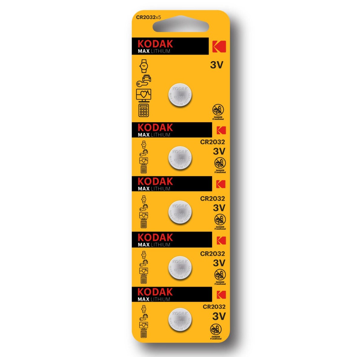 KODAK Max Lithium CR2032 / 3V / BP5