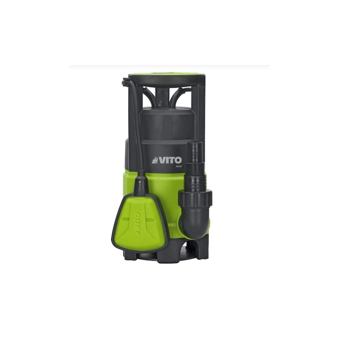 Bomba de drenagem de água suja 750W tanque de aço inoxidável 10m cabo VITO