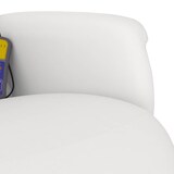 thumbnail of vidaXL Massagesessel mit Fußteil Weiß Kunstleder