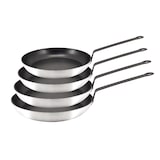 thumbnail of METRO PROFESSIONAL Pfannen Set 4 tlg., Aluminium, Ø 20/ 24/ 28/ 32 cm, Teflon Antihaftbeschichtung, Induktion, ofenfest